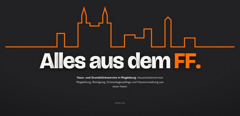 Webdesign-Referenz: FF Haus- und Grundstücksservice, Hausmeisterservice, Magdeburg